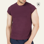 Load image into Gallery viewer, Mens Crop Sleeves Cotton Lycra T-shirt
