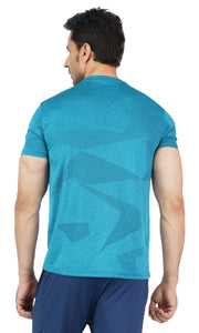 Mens Jaquard pattern T-shirt